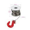 Silver Red Steel Wires Trailer Hook Metal Tow Hook Accessories  Simulation Climbing Car