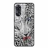 Для Oppo Reno8 T 4G Чехол Роскошная Задняя Крышка из Закаленного Стекла Жесткий Чехол Для Reno8 T 4G 6.43" Capa Funda Животное Яркий Coque Волк