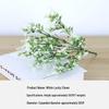 Green Plant Flower Box: Artificial Single Stem Display & Grass Partition for Office or Restaurant Decor