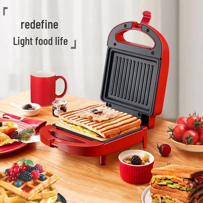 Многофункциональная бытовая хлебопечка и вафельница для тостов и сэндвичей на завтрак