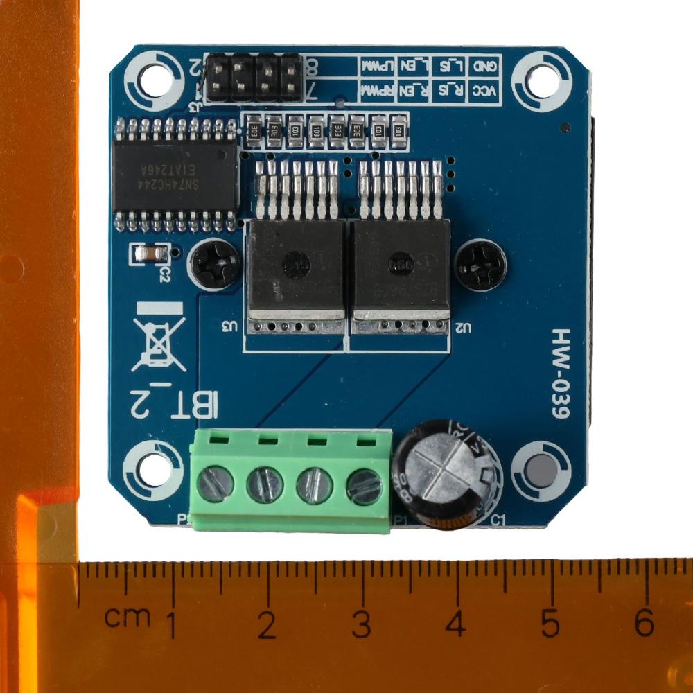 BTS7960 Управление скоростью двигателя 43A Модуль привода полупроводниковый Автомобильный модуль Arduino Ограничение тока