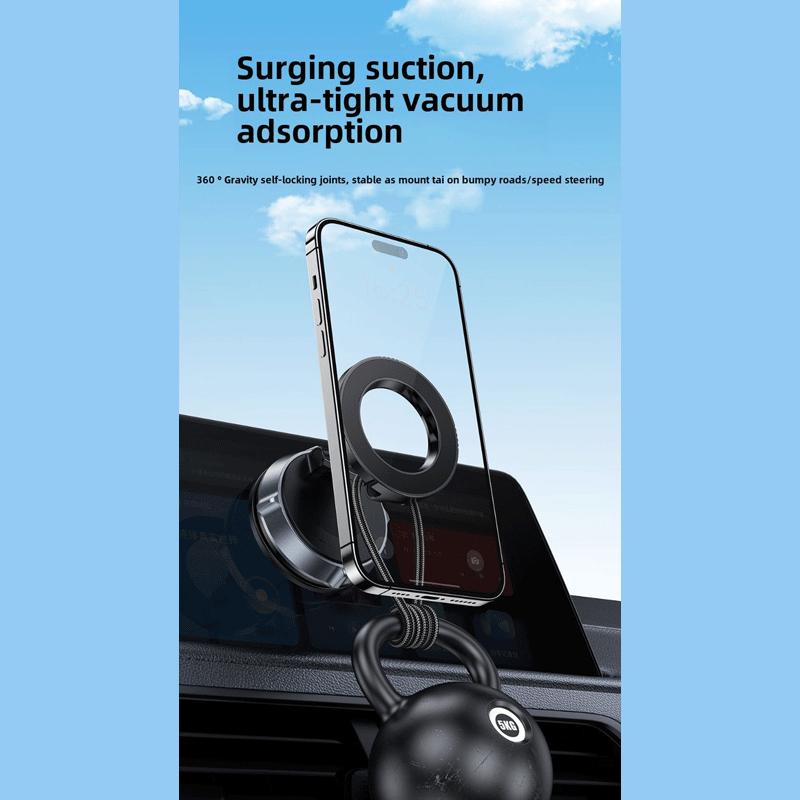 Магнитный автомобильный держатель для телефона, регулируемый на 360°, автомобильный держатель для сотовых телефонов для всех смартфонов