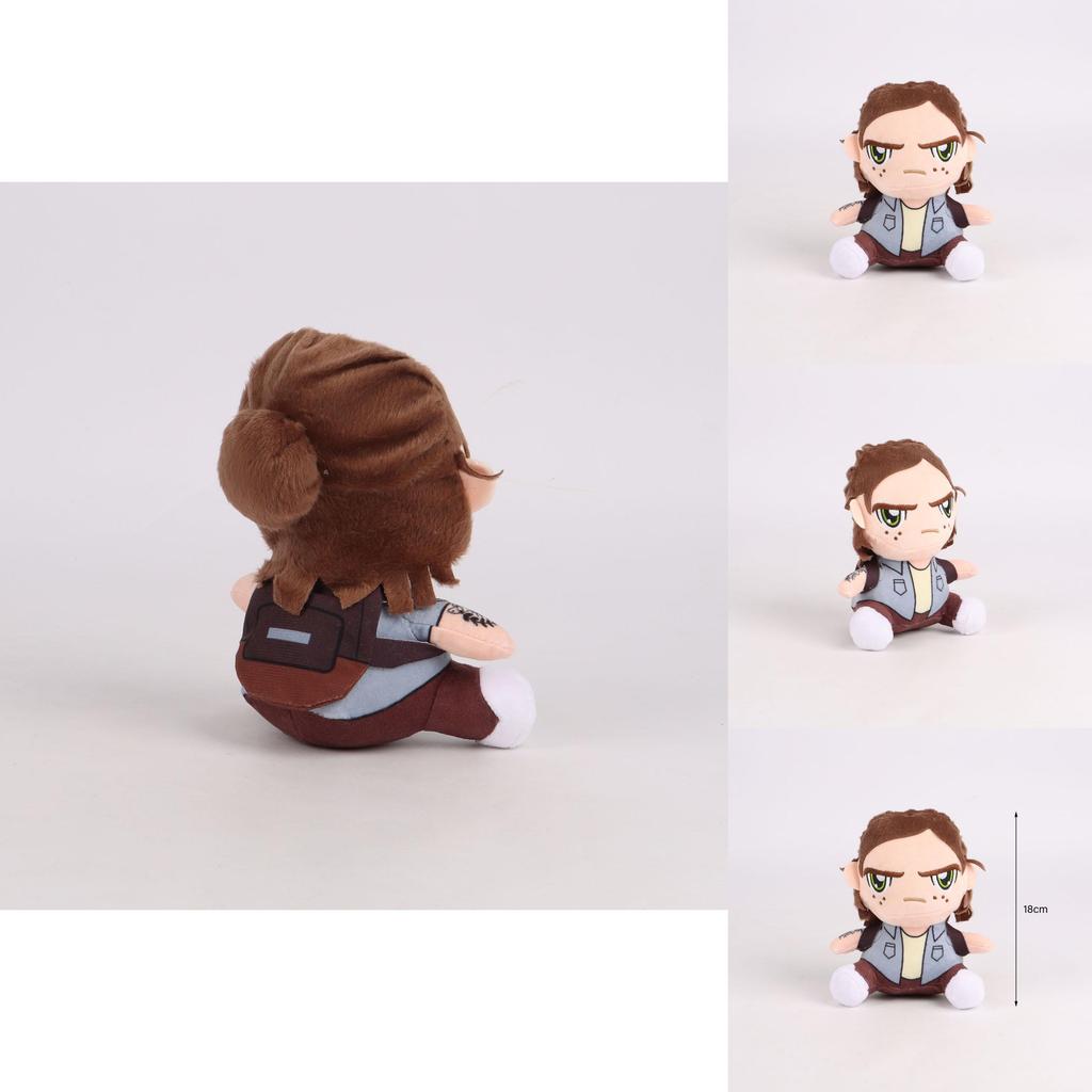 Плюшевая кукла Элли из The Last Of Us 2 Мягкая обнимательная фигурка для коллекционеров и фанатов