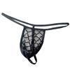 Мужское сексуальное нижнее белье с кружевной сеткой, стринги, трусики, трусики, трусы