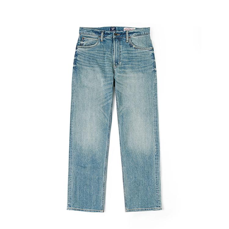 Lee Jeans Men's Light Blue Moderate Straight Fit Pants LMB256753204563A09194