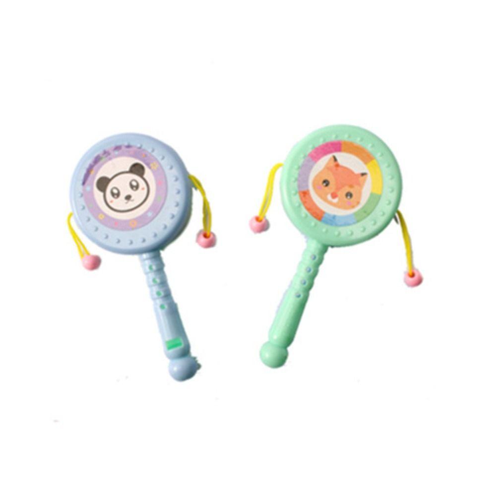 Party Supplies Musical Instruments Toys Rattle Music Toys Cartoon Rattle Kid Rattle Drum Musical