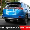 Для Toyota RAV4 RAV 4 2016 2017 2018 Хромированная Накладка на Крышку Багажника Сзади Отделка Молдинг Задней Двери Багажника Декоративная Полоса Аксессуары для Внешнего Тюнинга Автомобиля