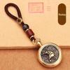 Брелок для автомобиля из латуни с изображением знака зодиака: Креативный, унисекс кулон в подарок