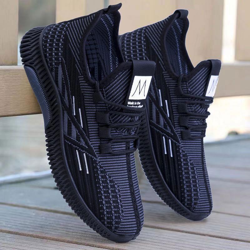 Summer and Autumn New Breathable Mesh Casual Shoes  Sole Single Shoes Driver Shoes Men's Non-slip Work Shoes