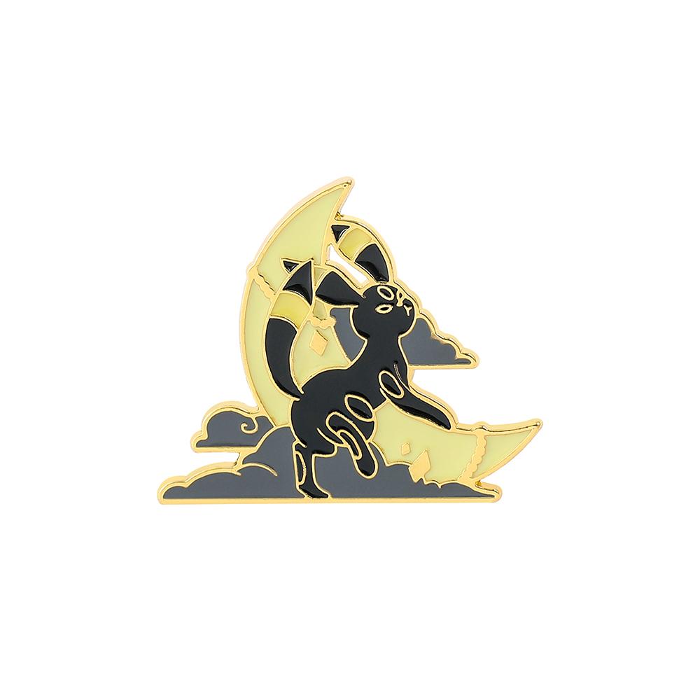Эмалевые значки Eeveelution Eevee из аниме, Мультяшная металлическая брошь, Значок Модные украшения, Аксессуары для одежды, шляпы, рюкзака, Подарки