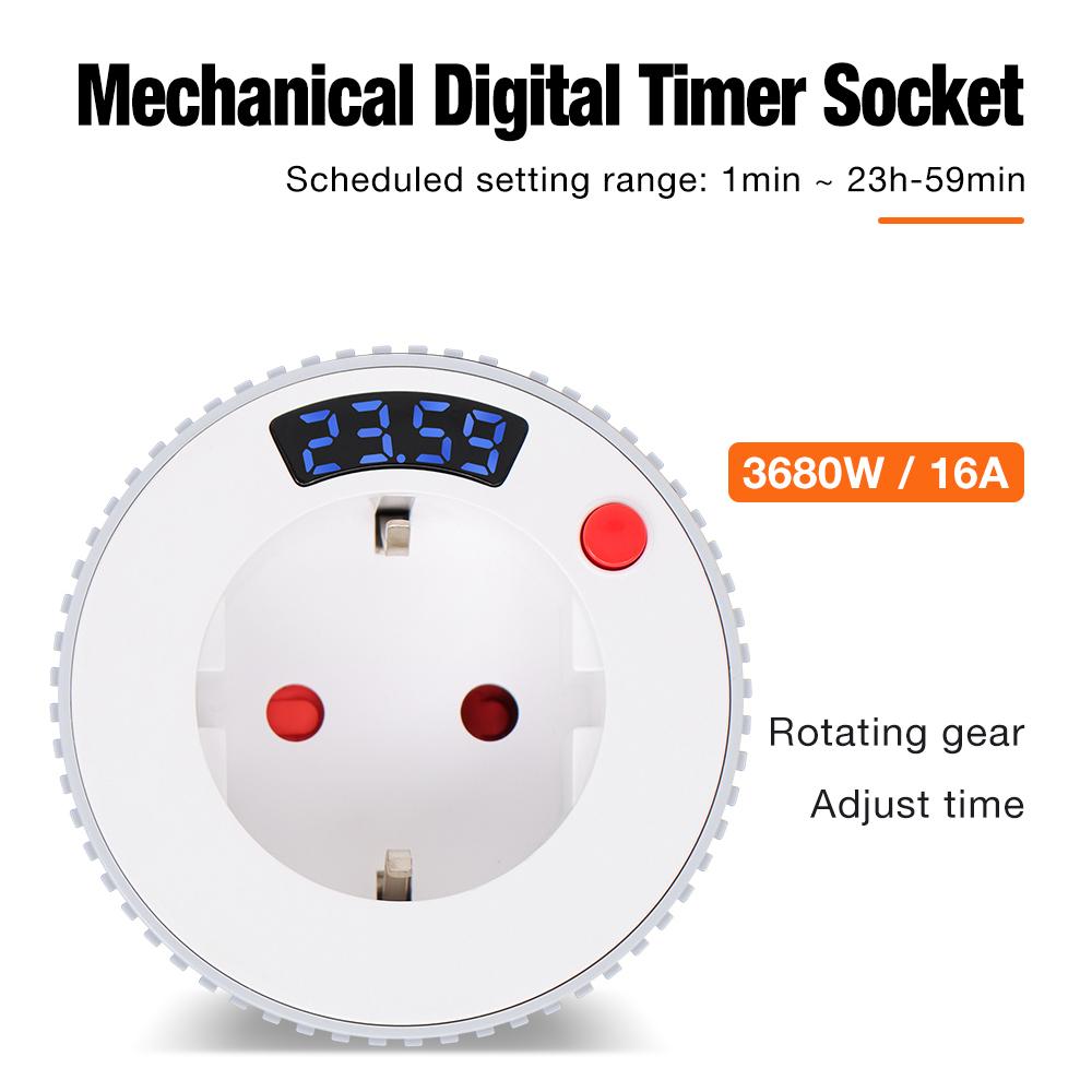 2025 Новый умный WiFi таймер-розетка Tuya, умная вилка, 15 минут - 24 часа, розетка с беспроводным управлением, с таймером и мониторингом энергопотребления