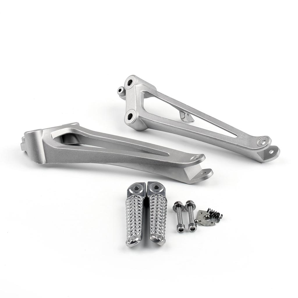 Rear Passenger Foot Pegs Footrest Brackets For YAMAHA 2009-2011 YZF R1