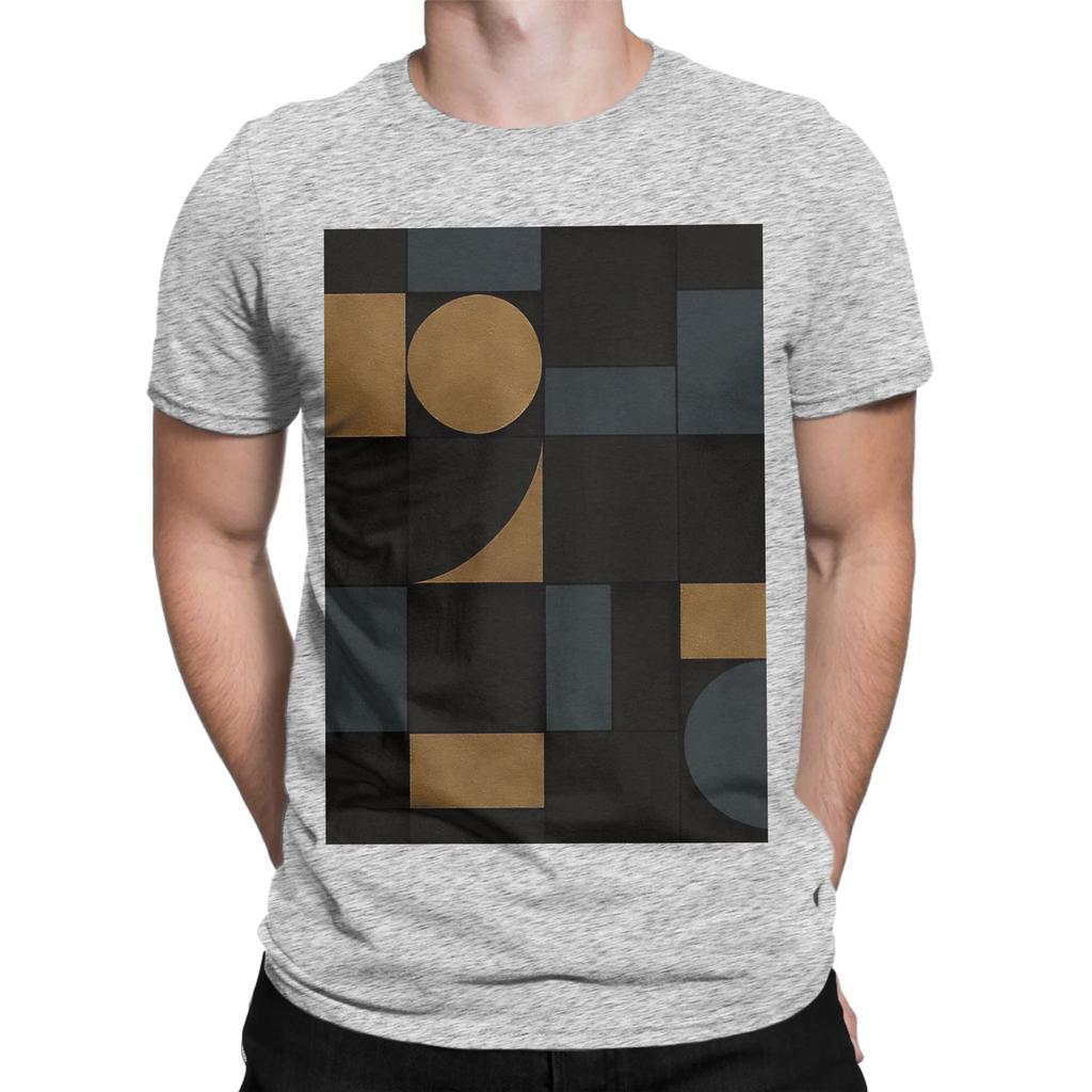 Midnight Mosaic Funny 100 Cotton Tshirt Bauhaus Tops Tees For Unisex