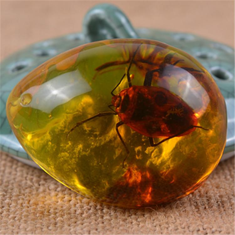 Янтарная бабочка, насекомое, каменный кулон, ожерелье, ручная полировка, подарок