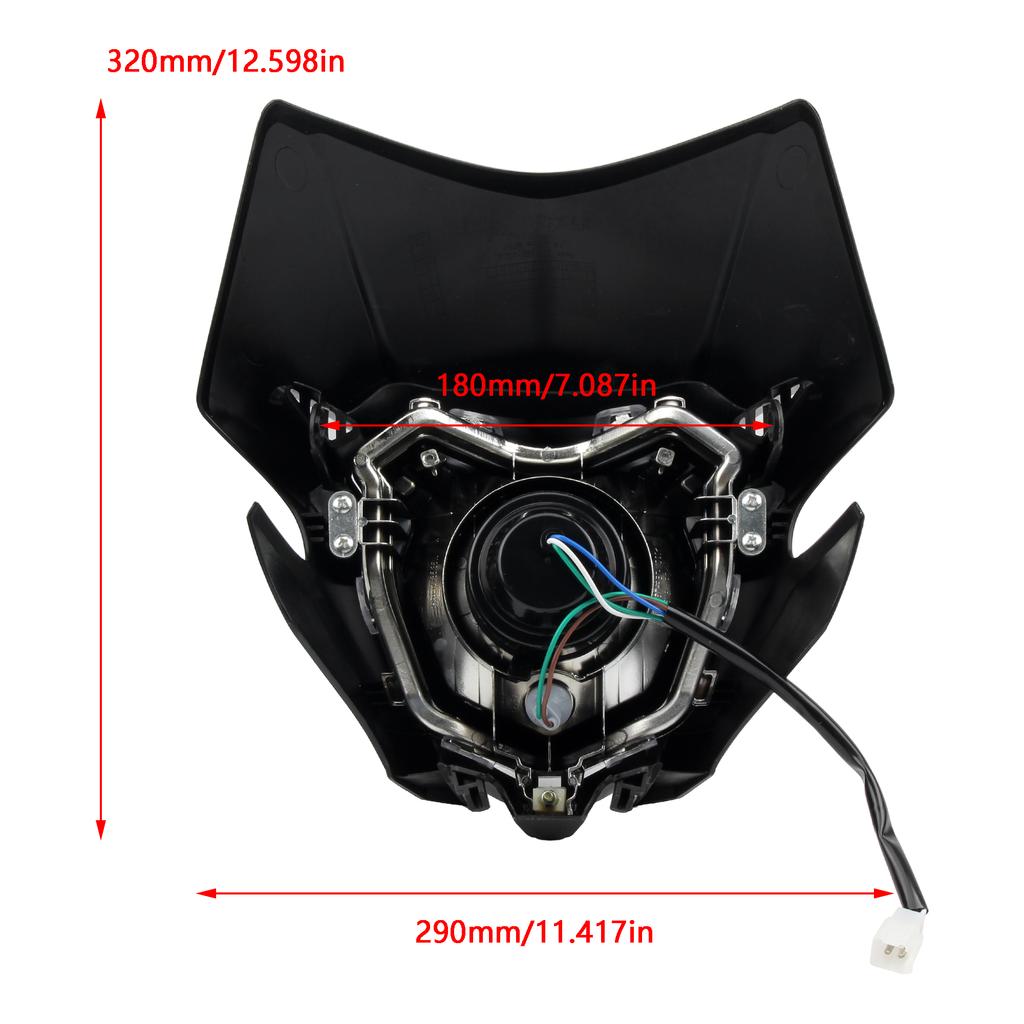 Мотоциклетные галогеновые фары YP22 для Honda CRF150L 150R 150F 230L 250L 250X 250M 300 450L 450X 450RL Универсальная фара