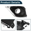 Fog Light Grill for Buick Envision 2019-2020 No.42489938 Front Left Front Lower Bumper Fog Light Cover Inserts Black,Silver Tone 1 Pc