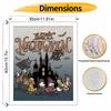 Disney Halloween Mickey Mouse Castle Paint by Numbers Art Kit Handmade Painting Home Decor Gift