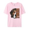 Beagle HalfFace Tshirt Gift TShirt Youthful T Shirts For Unisex Cotton Tops Tees Street Cheap Pop Art