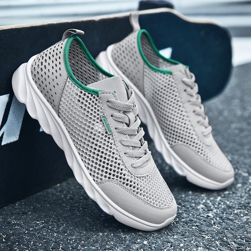 Summer sports and leisure sandals large size breathable mesh shoes summer hollow mesh thin