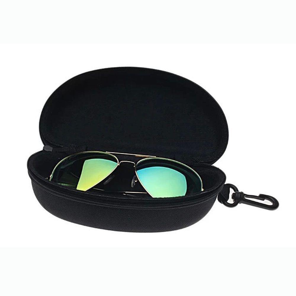 Box with Hook Eyeglasses Protector Case Sunglasses Bag Shell Clam Pouch Hard Case Eye Glasses Box