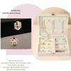Lockable Portable Necklace Organizer Multi-grids Jewelry Display Container  Bracelet