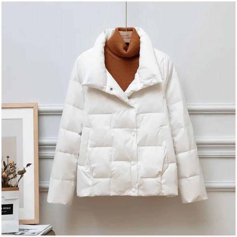 Down Cotton Jacket Women 2025 New Winter Clothes Korean Loose Small Padded Coat Female Large Size Short Lightweight Parkas