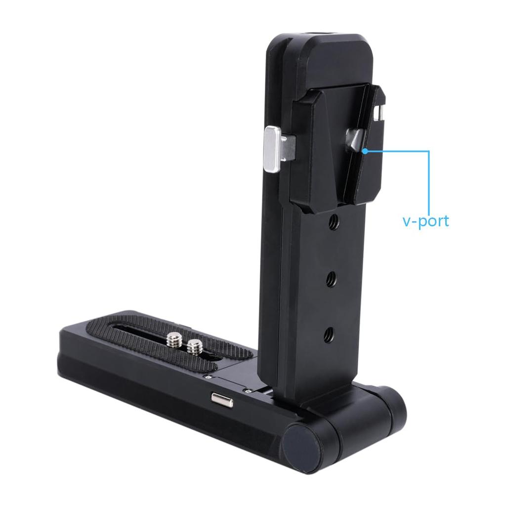 NICEYRIG Mount Mount Foldable TV Camera Plate Arca Swiss Plate Manfrotto Standard Plate Quick Release DSLR V-Lock L-Bracket -598