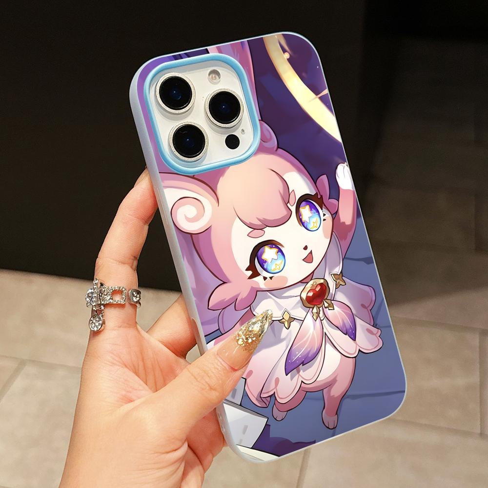 HSR Mem Jelly Двухслойный светло-голубой чехол для мобильного телефона для iPhone 17 16 15 14 13 12 11 Air Pro Max Plus Защитный