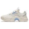 Anta Rabbit Retro Height Increasing Thick Sole Low Top Casual Shoes Women Sneaker White Blue 922428821-4