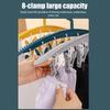 Бытовая многофункциональная бесследная вешалка для одежды, ветрозащитная пластиковая утолщенная сушилка, зажим для носков и нижнего белья, вешалка для одежды