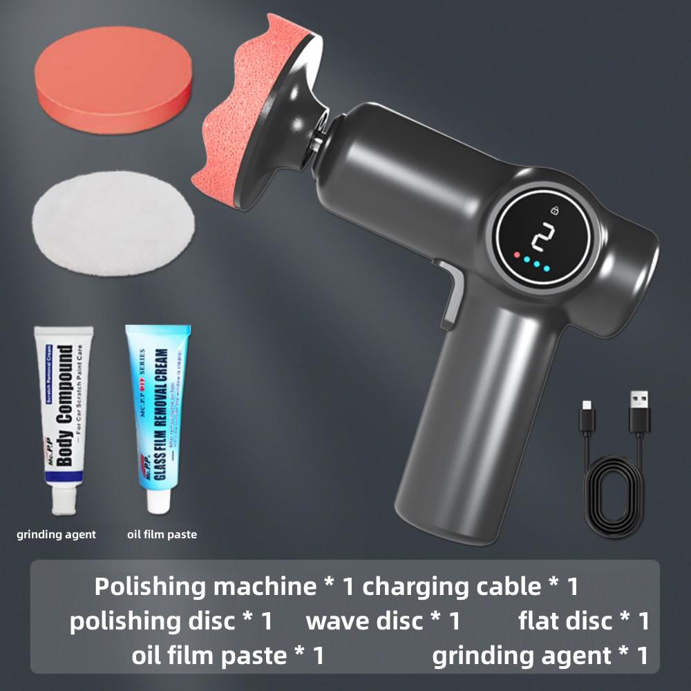 Машина для воскования и полировки автомобильной краски, Аккумуляторная полировальная машина для автомобиля 2 скорости 20000 об/мин Машина для полировки, герметизации и нанесения глазури для автомобиля