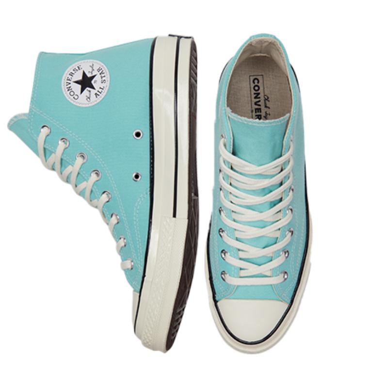 Converse 1970-е Chuck Taylor All Star Удобные и универсальные высокие эспадрильи унисекс мятно-голубые