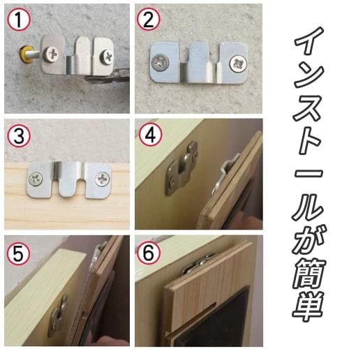 SSZYMAOYI Picture Frame Hooks, Set of 10, Stainless Steel Wall Hanging Hardware, Discreet Picture Hooks for Hanging Picture Frames, Decorative Items,