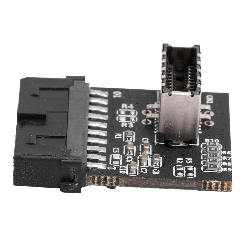Адаптер USB 3.0 to TypeE, черная плата расширения, 20-контактный разъем, активный преобразователь