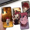WD40 Naruto Gaara Black Sofe Case for Samsung Note 20 Lite S24 Ultra S23 A03 A05 A06 A11 A71 A15 A16 A13 A24 A25 A33 A52 A53 A50 M55 M35 Plus