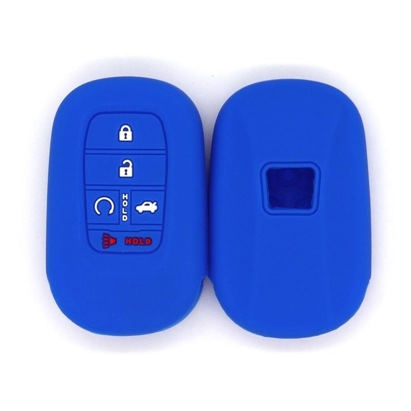 Силиконовый чехол для ключей с 5 кнопками, автоаксессуары для HONDA CIVIC Accord Vezel Pilot Freed CRV