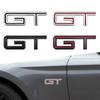 1 шт. Логотип GT 3D Хромированный Металлический Задний Багажник Автомобиля Значок Наклейка Для Mustang Shelby GT GT500 GT350 Аксессуары Для Стиля Автомобиля