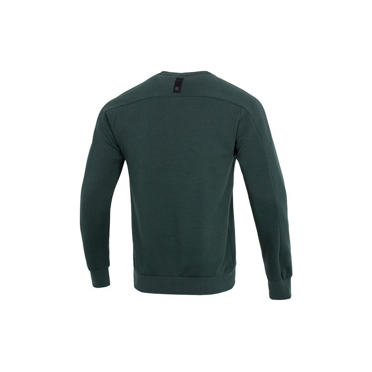 Adidas Толстовка с логотипом, круглым вырезом и принтом букв, мужская толстовка зеленого цвета HM2945