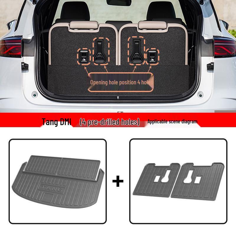 BYD Tang EV Индивидуальный коврик в багажник TPE