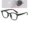 Transparent Gray Frame Round Shortsighted Prescription Glasses Women  Anti Blue Rays Myopia Eyeglasses 0 -0.5 -0.75 To -6.0