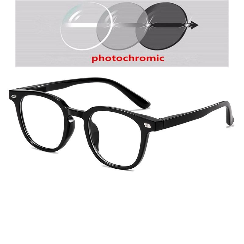 Transparent Gray Frame Round Shortsighted Prescription Glasses Women  Anti Blue Rays Myopia Eyeglasses 0 -0.5 -0.75 To -6.0