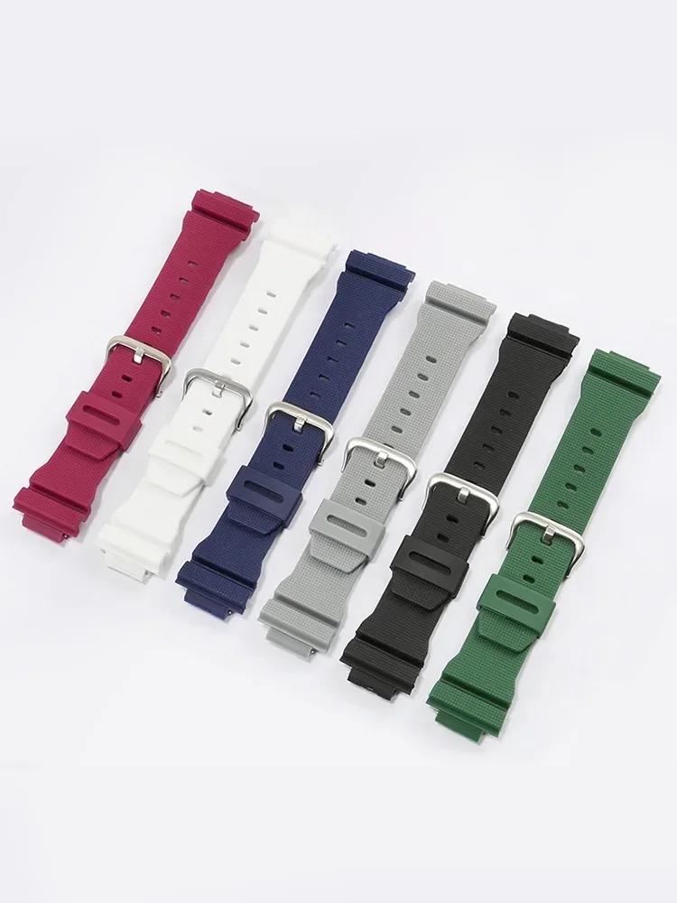 Ремешок для Casio G-SHOCK Серии GM-2100 GA-2100 GWM-5610 DW-5600 6900 Мужской Модифицированный Силиконовый Каучук Смола Часовой Ремешок Браслет 16 мм