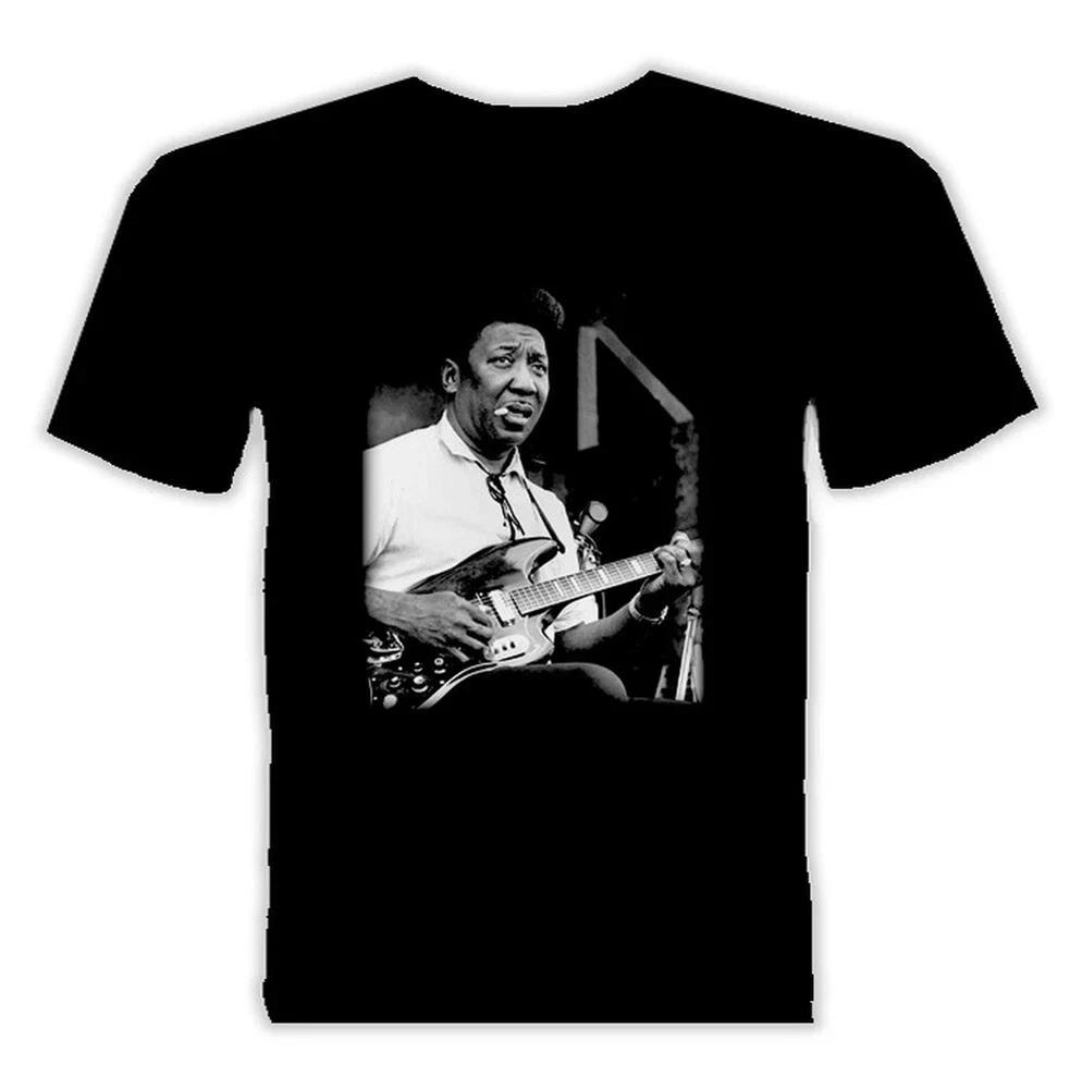 Muddy Waters Blues Guitarist Black Cotton Shirt S5xl Cl284