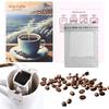 Набор из 100 пакетов для кофе и кофейных пакетов для 1-2 чашек, портативный набор инструментов для фильтрации кофе капельным способом для офиса/путешествий (09)