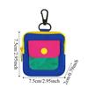 Stylish Portable Storage Bag Portable Zipper Earphone Case Compact Small Hanging Bag  Daily
