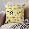 Christmas Dog Cushion Cover Pillowcase Antidustmite Invisible Zipper Short Plush Sofa Cushion