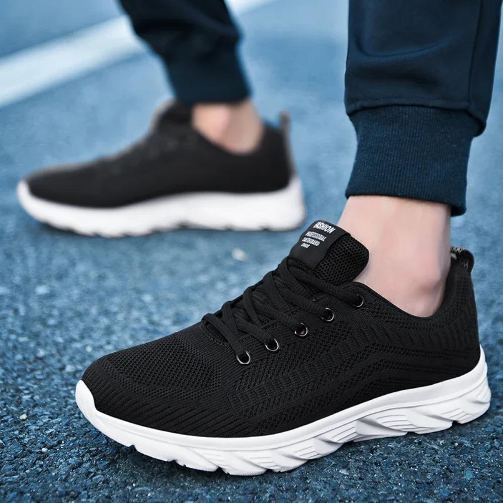 New Athletic Shoes for Men Shoes Sneakers Black Casual Men Mesh Sneakers Breathable Tennis Running Walking Gym Men Shoes