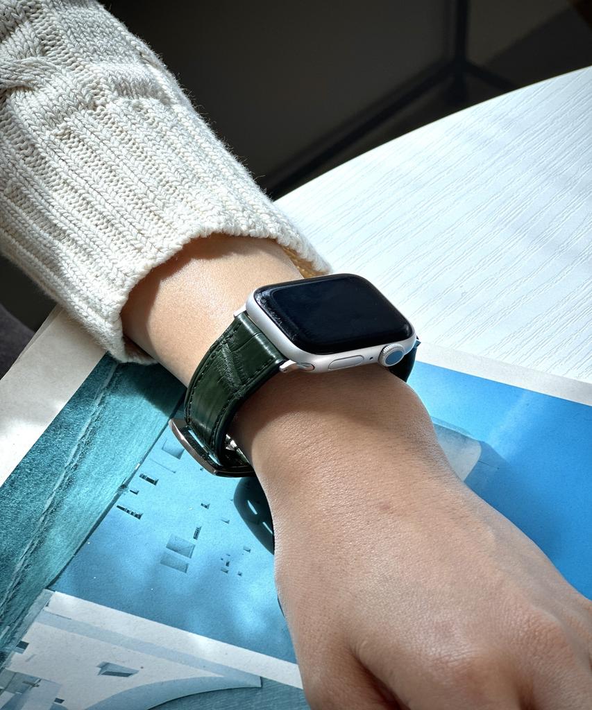 Heimdal Ремешок для Apple Watch Galaxy Watch из Натуральной Кожи Аллигатора Премиум