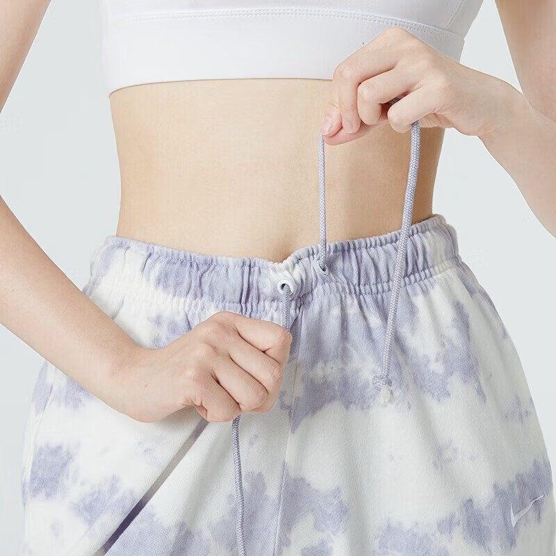 Nike Женские вязаные брюки-джоггеры Белые С умеренной манжетой DM6715-580