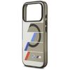 BMW M IML Metal Buttons Tricolor Lines MagSafe Case for iPhone 17 Pro Max Anthracite